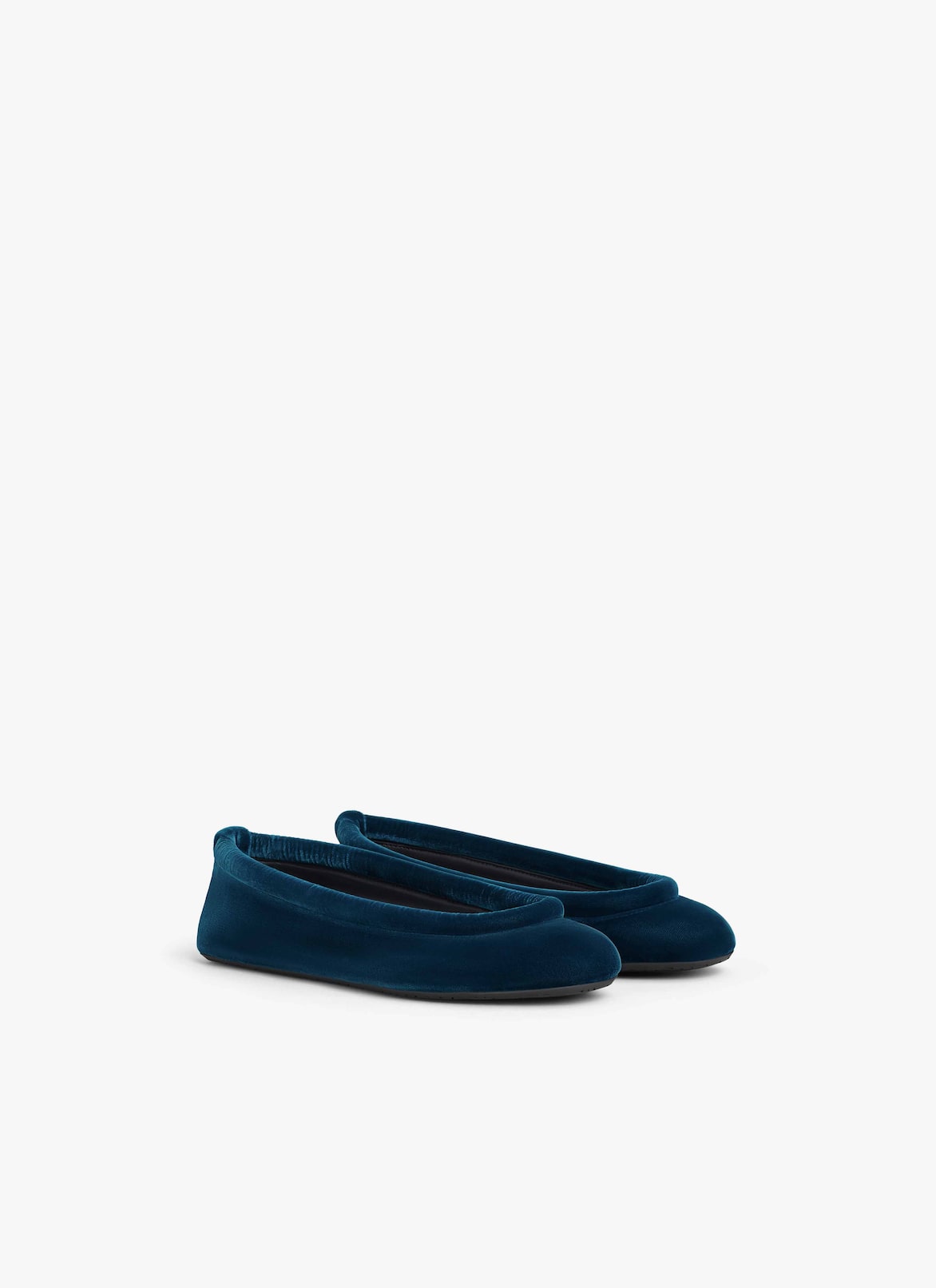 BALLET FLATS IN VELVET ALAÏA DARK PETROL BALLET FLATS IN VELVET